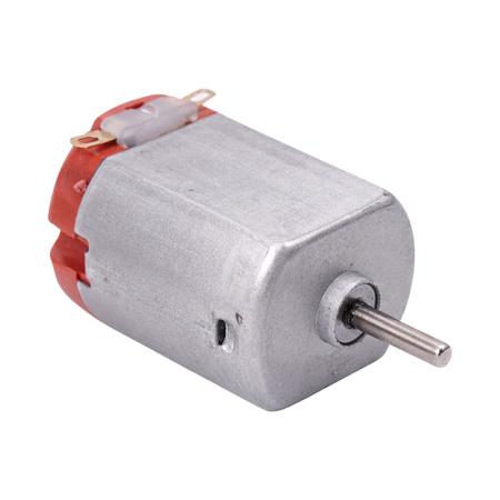 Simple DC motor showing basic construction