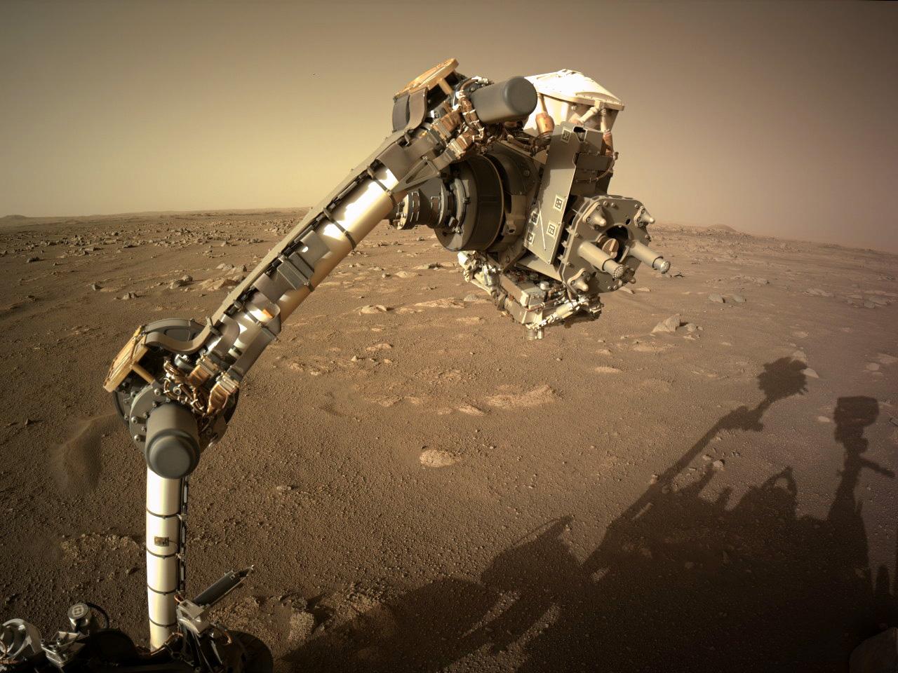 Mars Perseverance rover robotic arm