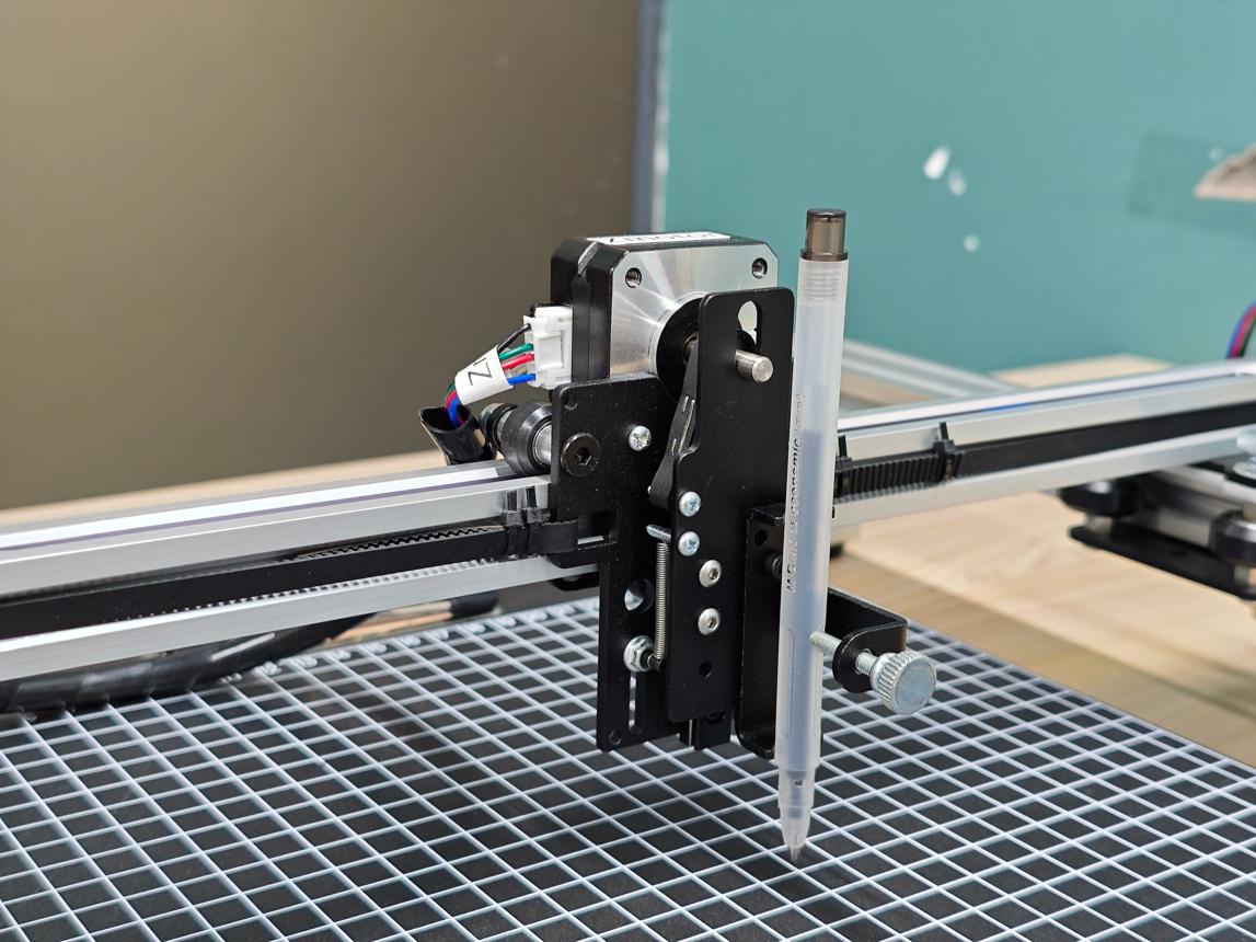 CNC plotter with stepper motors